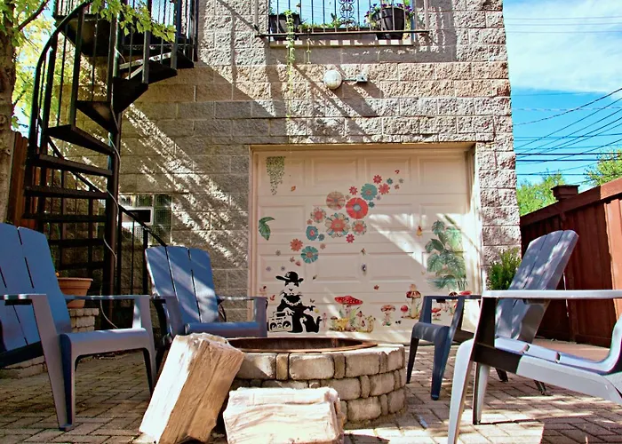 Apartamento The Banksy-free Parking -4 Bedroom W King Bed- Firepit Rooftop Near United Center *