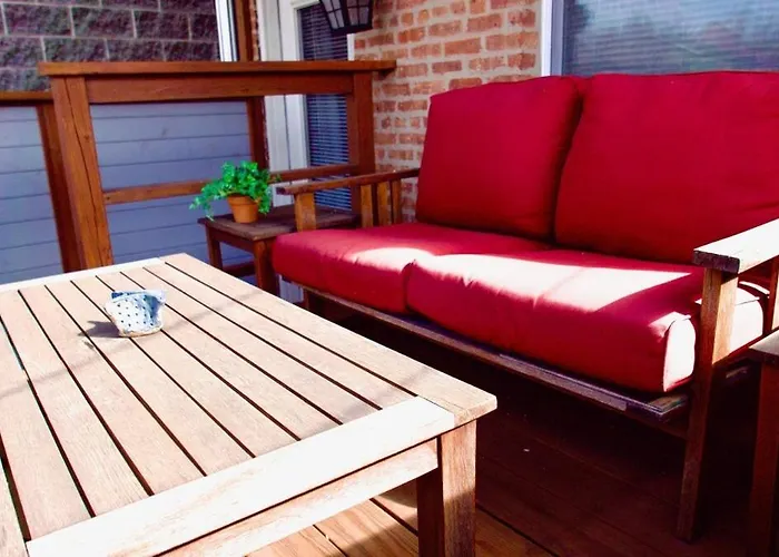The Banksy-free Parking -4 Bedroom W King Bed- Firepit Rooftop Near United Center